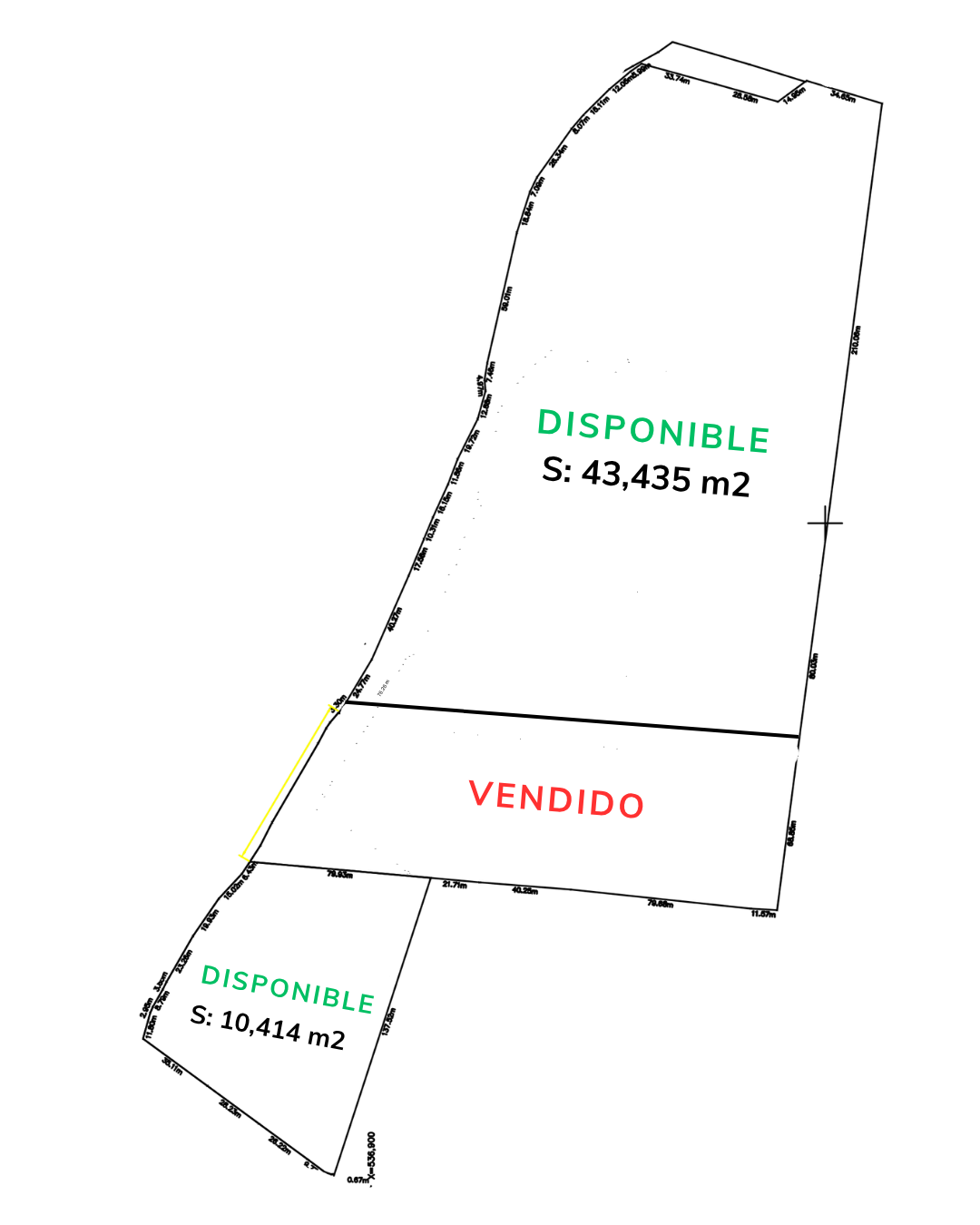 Plano de terreno disponible